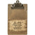 Idea-Ology Mini Clipboard - Brown 4.5"X7.75"