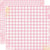 Simple Vintage Life In Bloom  - Simple Stories - Double-Sided Cardstock 12"X12" - Bubblegum Gingham