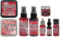 Tim Holtz - Distress Bundle 8/pkg -  Lumberjack Plaid