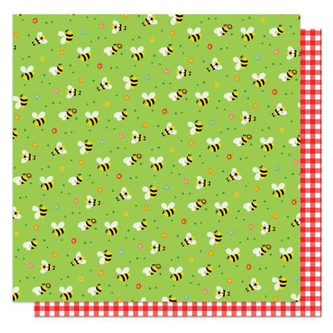Go Outside And Play  - PhotoPlay - Double-Sided Cardstock 12"X12" - Busy Bee