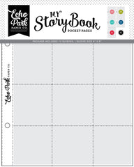 My Story Book - Echo Park - Album Pocket Pages 6"X8" 10/Pkg - Combo Pack (5016)