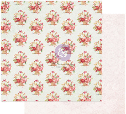 Magic Love - Prima Marketing - 12"X12" Double-sided Patterned Paper - Carrying All My Love