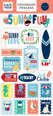 Beach Party - Carta Bella - Chipboard 6"x12" - Phrases