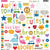 Tiny Tots 2.0 - Bella Blvd - Chipboard Stickers 12"X12"