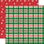 White Christmas - Carta Bella - Double-Sided Cardstock 12"X12" - Christmas Plaid