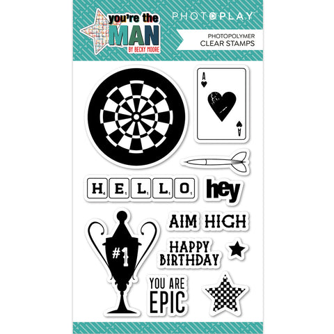 You're the Man - PhotoPlay - Clear Stamp 4" x 6"