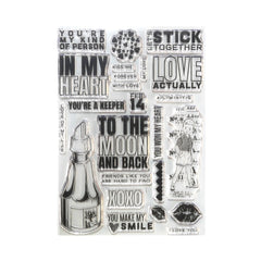Elizabeth Craft Designs - Clear Stamp - Let's stick together  (6860)