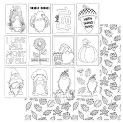 Gnome For Thanksgiving - Photo Play - Double-Sided Cardstock 12"X12" - Color Me