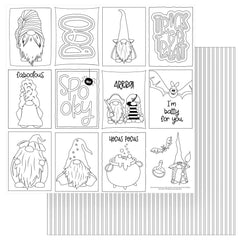 Gnome For Halloween - Photo Play - Double-Sided Cardstock 12"X12" - Color Me