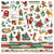 Hearth & Holiday - Simple Stories - Cardstock Stickers 12"X12" - Combo
