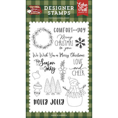 Gnome For Christmas - Echo Park - Stamp Set - Comfort & Joy