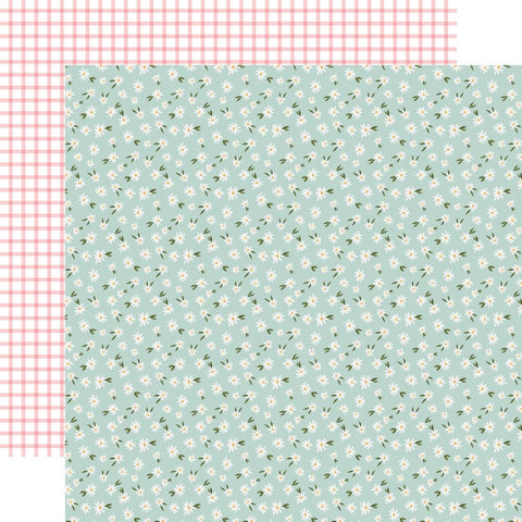 Flora No. 5 - Carta Bella - Double-Sided Cardstock 12"X12" - Cool Stems