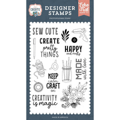 Let's Create - Echo Park - Stamp Set - Create Pretty Things