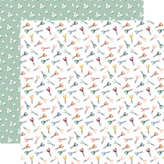 Let's Create - Echo Park - Double-Sided Cardstock 12"X12" - Cut It Out