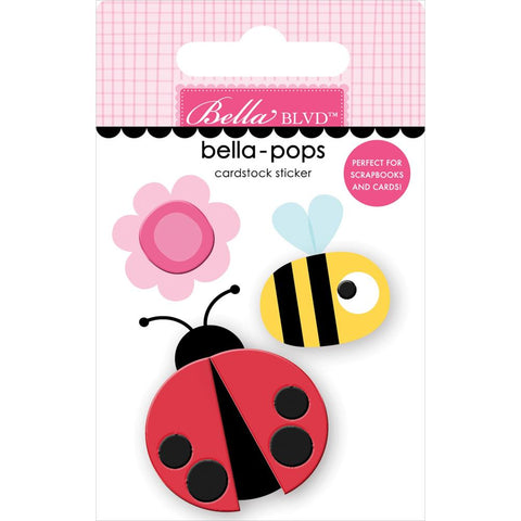 Tiny Tots 2.0 - Bella Blvd - Bella-Pops 3D Stickers -  Cute Bugs