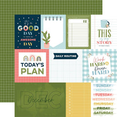 Day In The Life - Echo Park - Double-Sided Cardstock 12"X12" - December