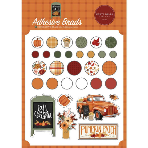 Welcome Fall - Carta Bella - Decorative Brads