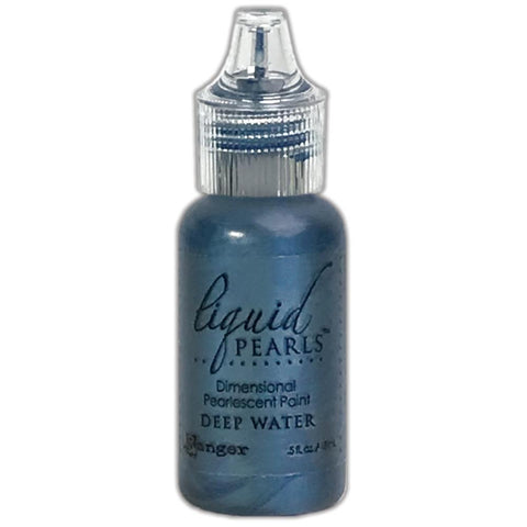 Liquid Pearls - Dimensional Pearlescent Paint .5oz -  Deep Water