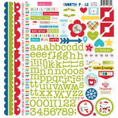 The North Pole - Bella Blvd - Cardstock Stickers 12"X12" - Doohickey (3692)