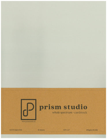 Prism Studio - Whole Spectrum Heavyweight Cardstock 8.5"x11" (10 Sheets)  - Dusty Miller