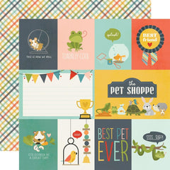 Pet Shoppe - Simple Stories - Double-Sided Cardstock 12"X12" - Elements 2