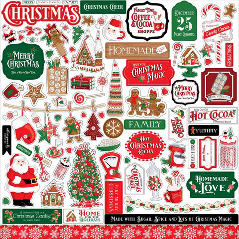 Christmas Cheer  - Carta Bella - Cardstock Stickers 12"X12"