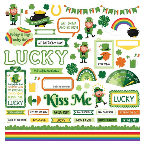 Pot of Gold - PhotoPlay - Cardstock Stickers 12"X12" - Elements