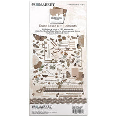Color Swatch: Toast - 49 & Market - Laser Cut Outs - Elements (1138)