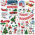 White Christmas - Carta Bella - Cardstock Stickers 12"X12" - Elements