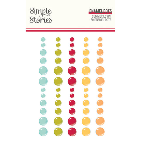 Summer Lovin'- Simple Stories - Enamel Dots
