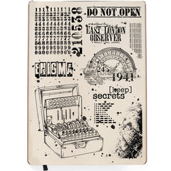 Enigma - Ciao Bella - 6"x8" Clear Stamp - Enigma