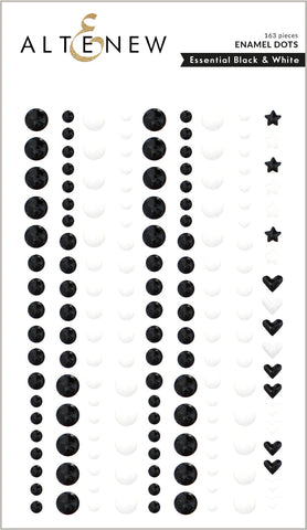 Altenew - Enamel Dots  - Essential Black & White