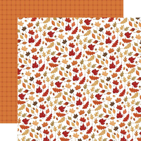 Welcome Fall - Carta Bella - Double-Sided Cardstock 12"X12" - Fall Foliage