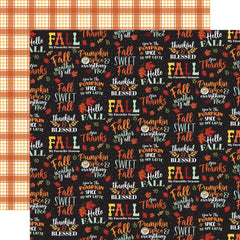 Welcome Autumn - Carta Bella - Double-Sided Cardstock 12"X12" - Fall Sweet Fall