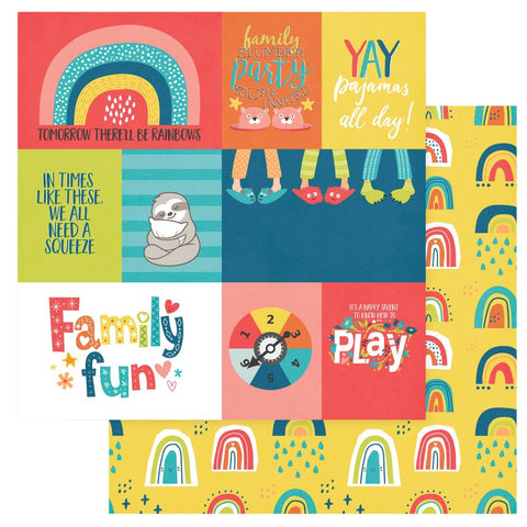 We Can Just Stay Home - Photo Play -  Double-Sided Cardstock 12"X12" - Family Fun