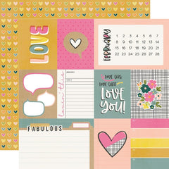 Good Stuff - Simple Stories - Double-Sided Cardstock 12"X12" -  February