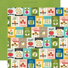 Homegrown  - Simple Stories - Double-Sided Cardstock 12"X12" - Feed & Seed