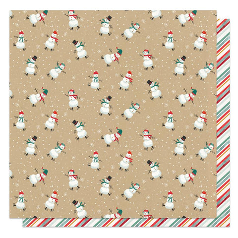 It's A Wonderful Christmas - PhotoPlay - Double-Sided Cardstock 12"X12" - Feeling Frosty