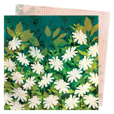 Fernwood - Vicki Boutin - Double-Sided Cardstock 12"X12" - Field Of Daisies
