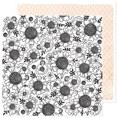 Print Shop - Vicki Boutin - Double-Sided Cardstock 12"X12" - Floral Display