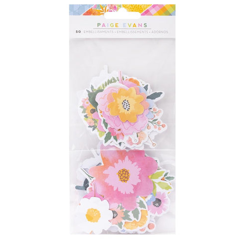 Garden Shoppe - Paige Evans - Ephemera Cardstock Die-Cuts 50/pkg - Floral