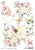 Blooming - Ciao Bella - A4 Piuma Rice Paper - Flourish Surround (4124)