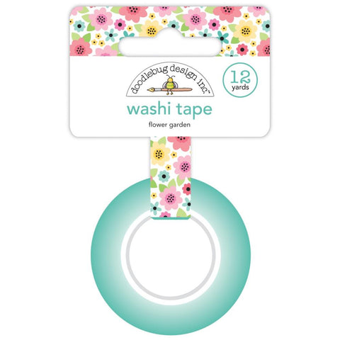 My Happy Place - Doodlebug - Washi Tape 15mmX12yd - Flower Garden