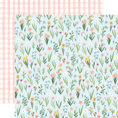 My Favorite Spring - Echo Park - Double-Sided Cardstock 12"X12" - Flower Patch