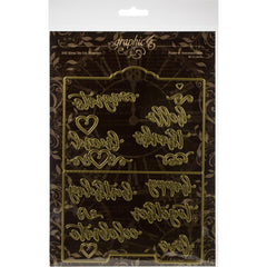 Graphic 45 - Staples Dies - Folder & Sentiment