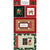Happy Christmas - Carta Bella - Chipboard 6"X13" - Frames