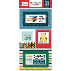 First Day Of School - Echo Park - Chipboard 6"X13" - Frames