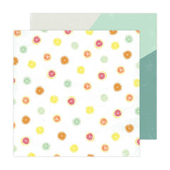 Sun Chaser - Heidi Swapp - Double-Sided Cardstock 12"X12" - Fruit Slice