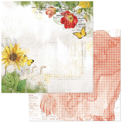 Vintage Artistry Countryside - 49 & Market - Double-Sided Cardstock 12"X12" - Gaggle