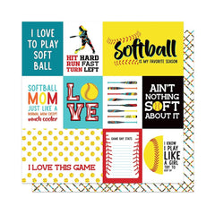 MVP Softball - PhotoPlay/ColorPlay - Double-Sided Cardstock 12"X12" - Game Day